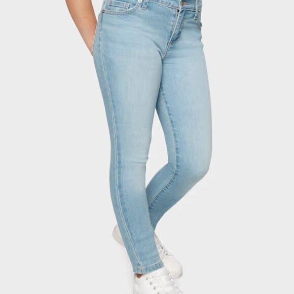 The Children's Place Skinny Jeans Size 12 Girls Blue Denim Stretch Waistband - Picture 1 of 8